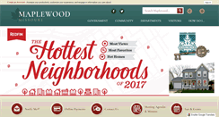 Desktop Screenshot of cityofmaplewood.com